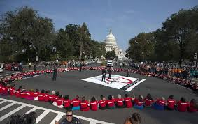 Illustration for article titled 8 congresspeople arrested at immigration rally